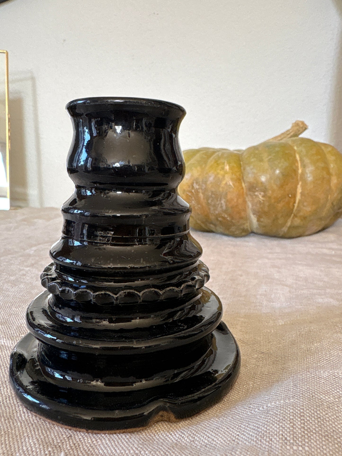 Candle Holder •Obsidian•