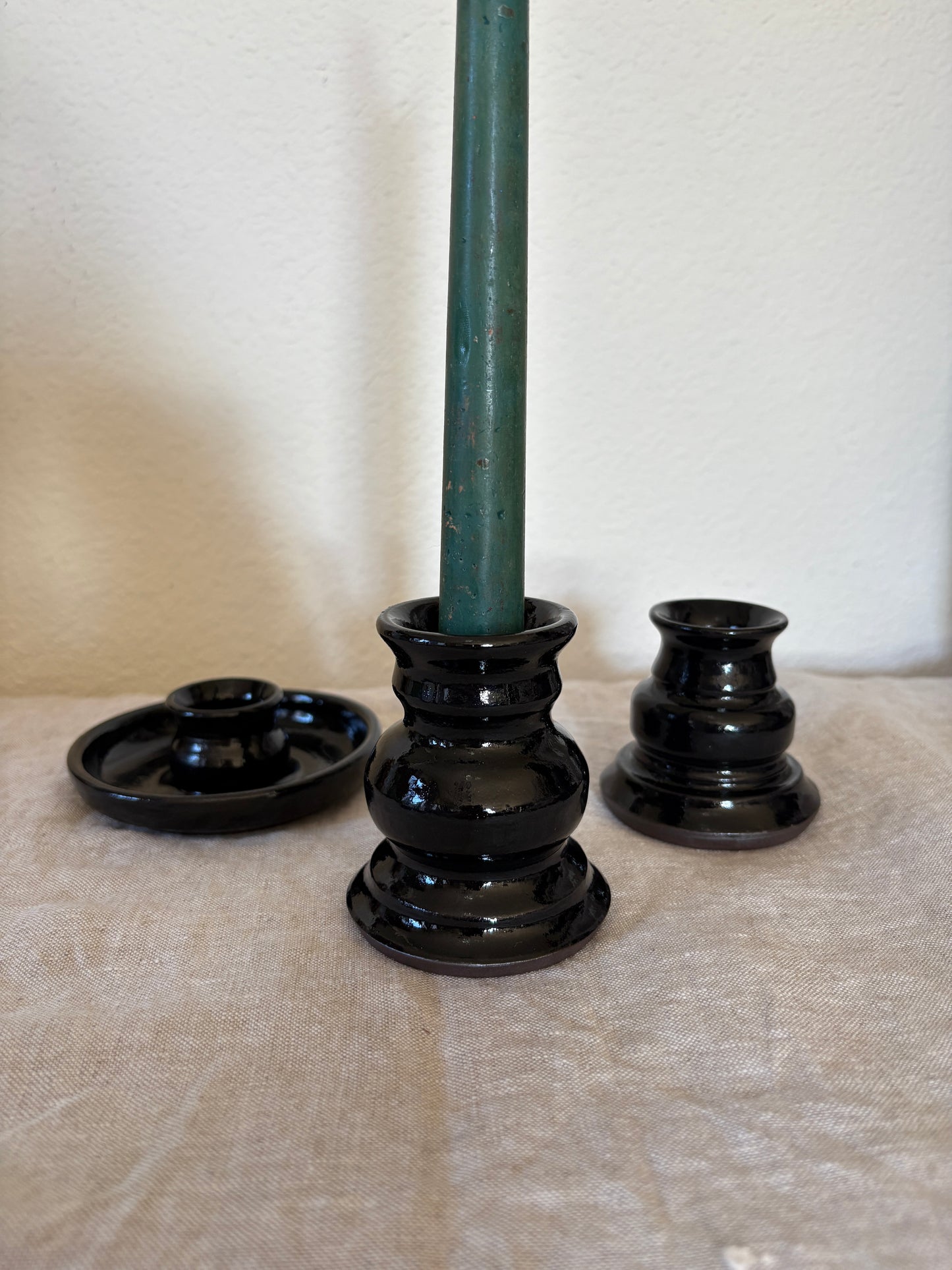 Candle Holder •Obsidian•