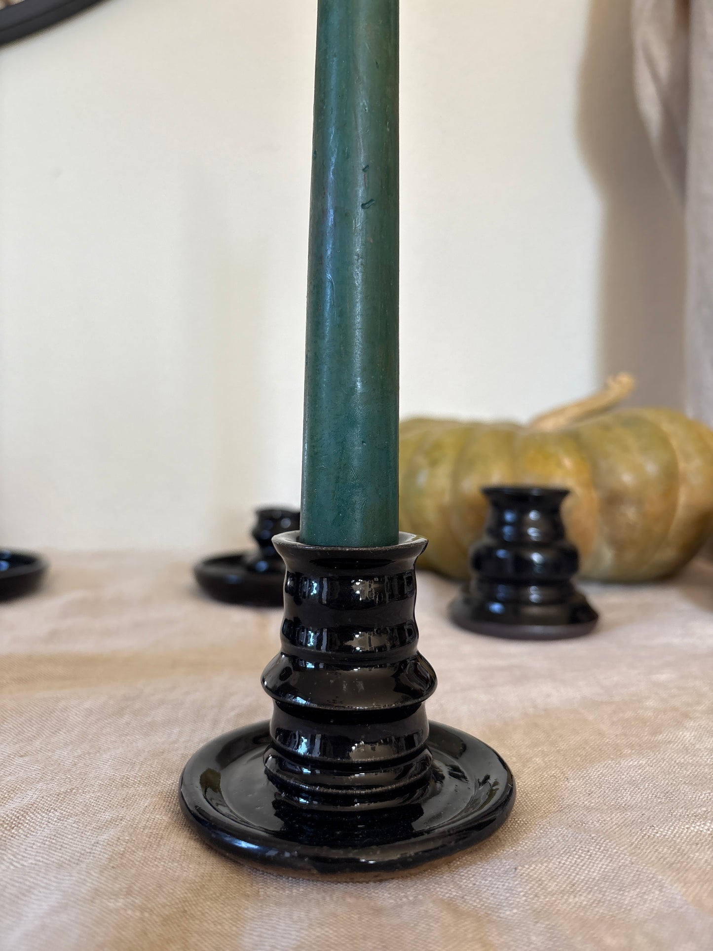 Candle Holder •Obsidian•