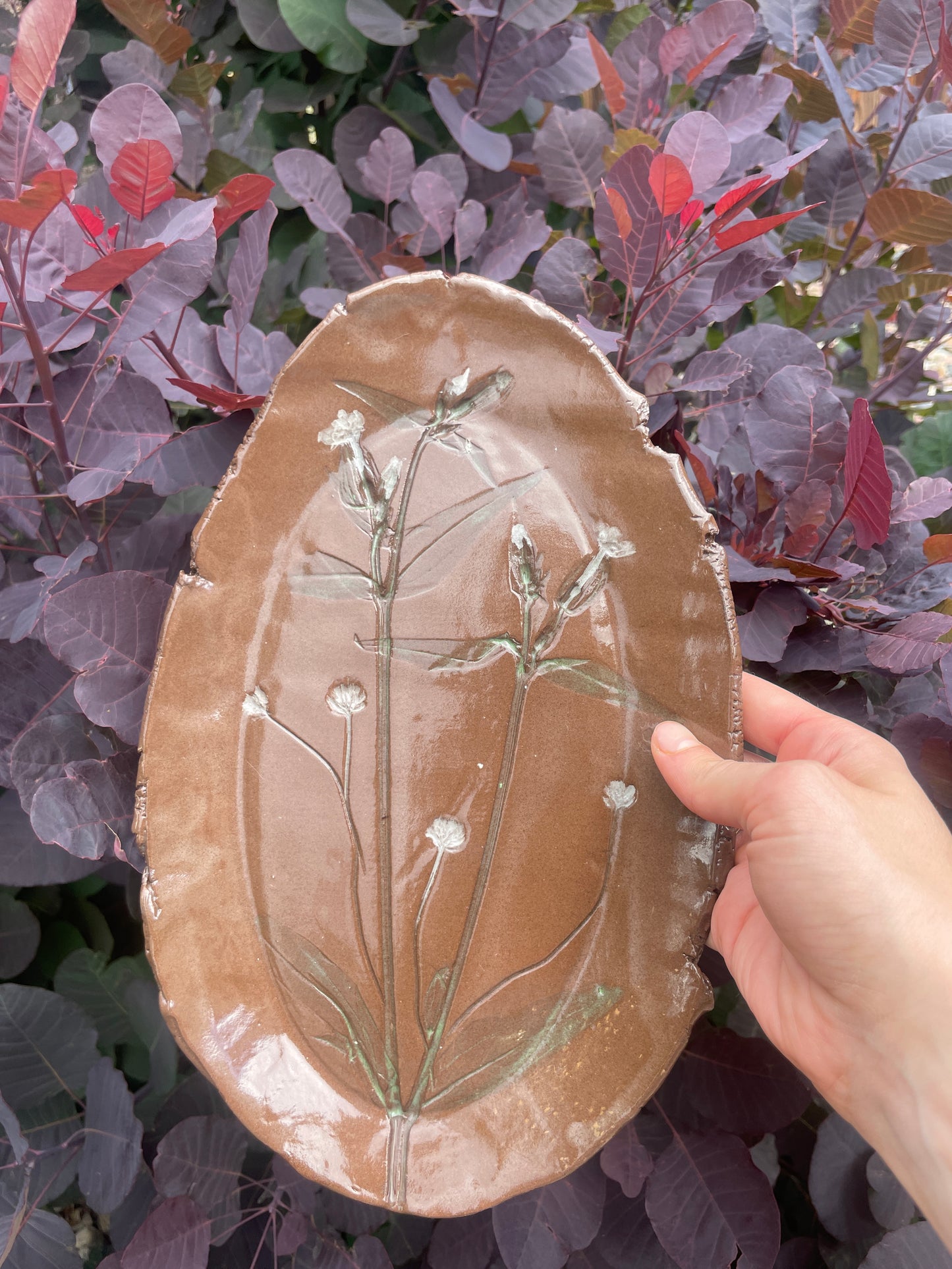 Plate •Pressed Florals•