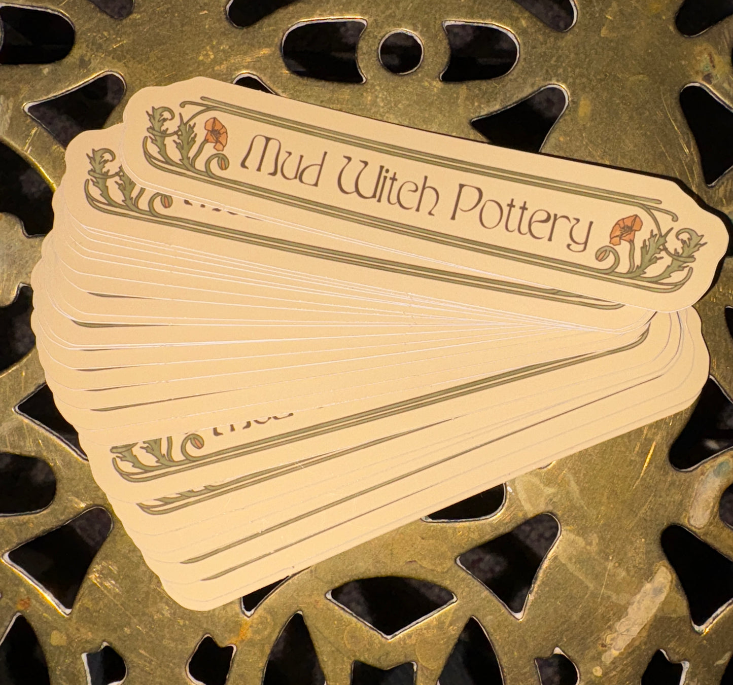 Mud Witch Pottery Vinyl Sticker
